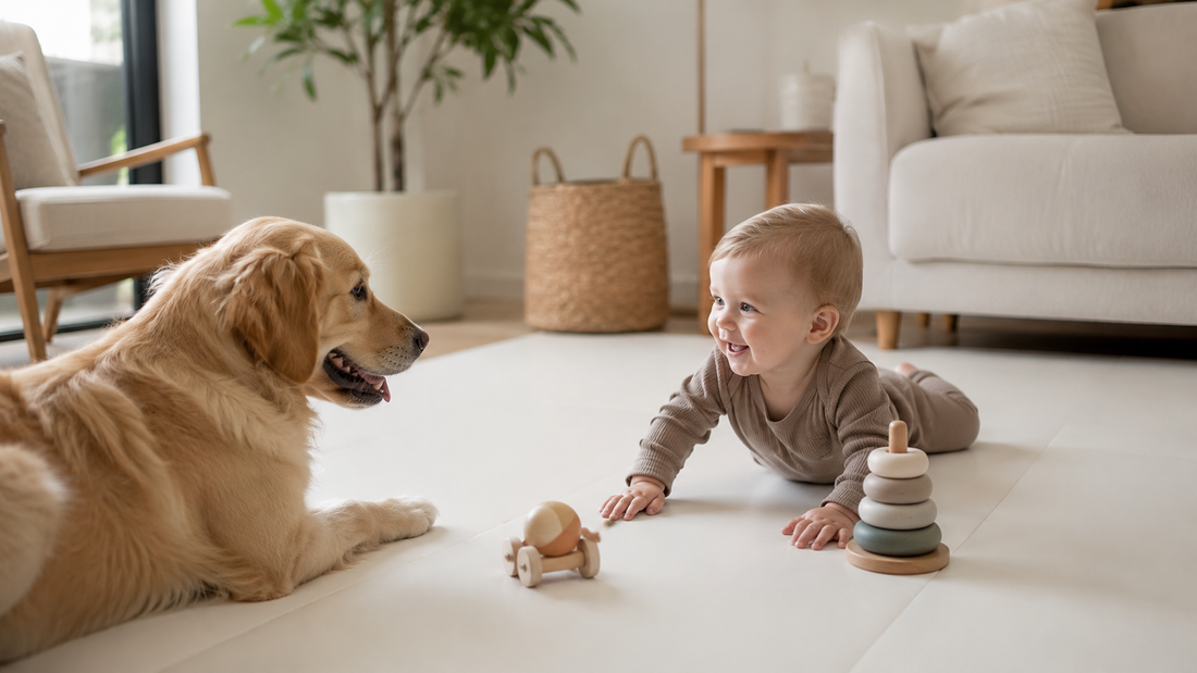 Paws and Play: Navigating the Baby-Pet Coexistence on TPU Roll Mats