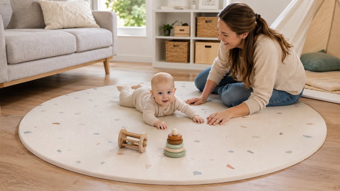 Breaking free from the square box: How children's TPU round pads open up a 360-degree radial exploration space for babies