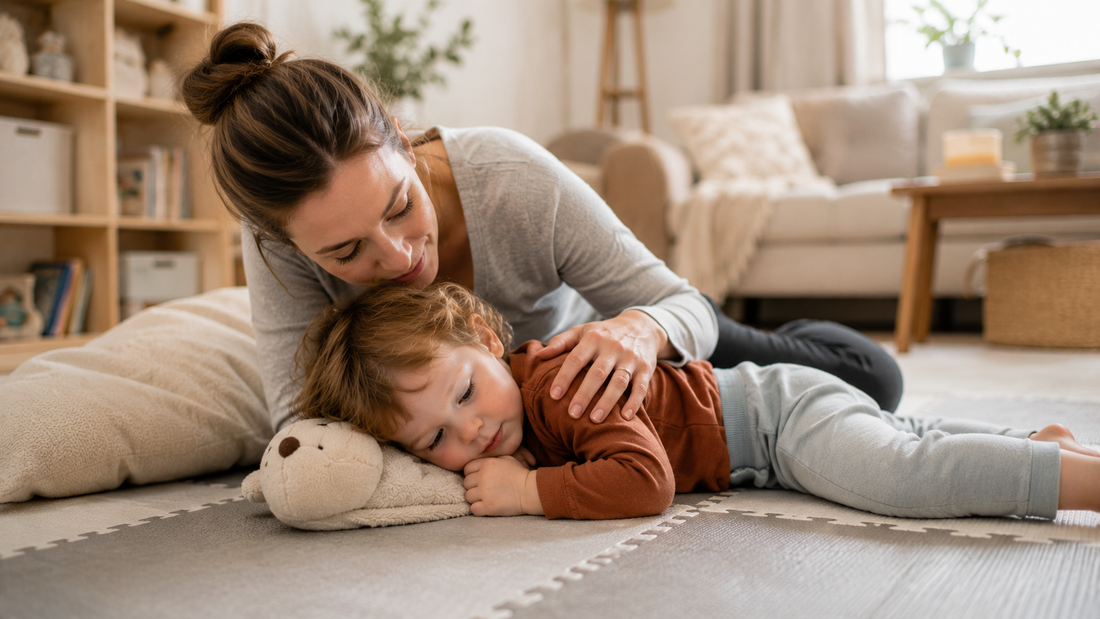 How a Grounded Floor Space Resets an Overstimulated Toddler