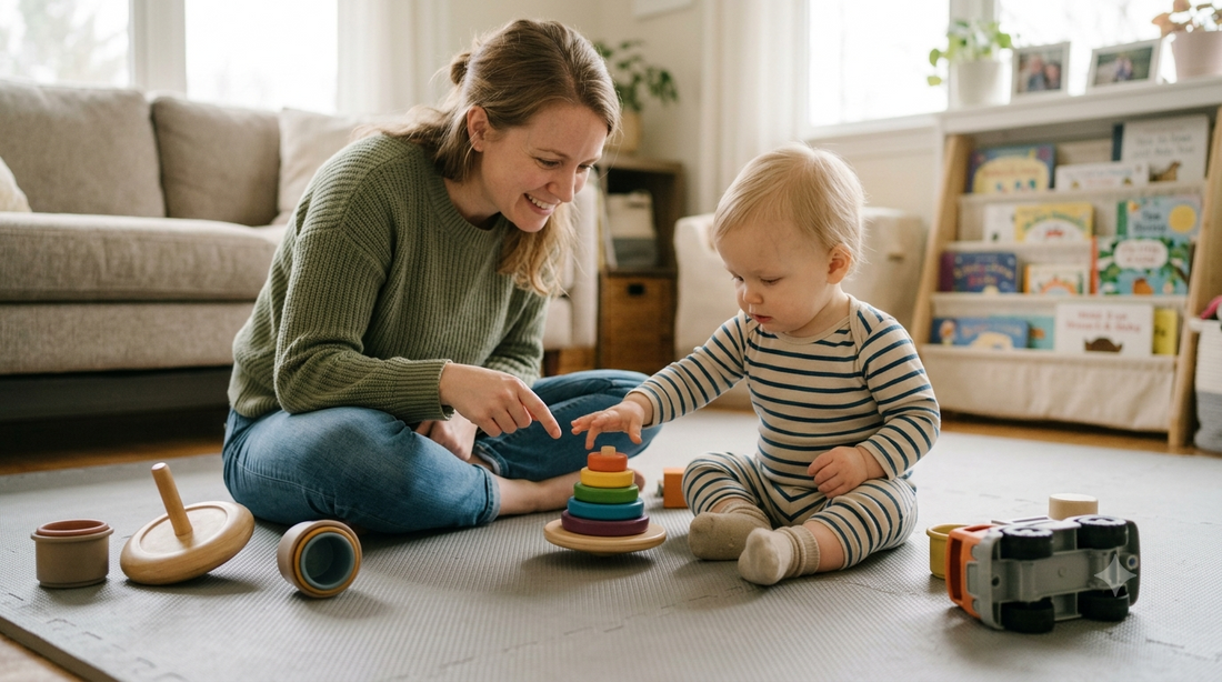 Why is Your Baby Obsessed with Spinning Toys and Objects on the Floor?
