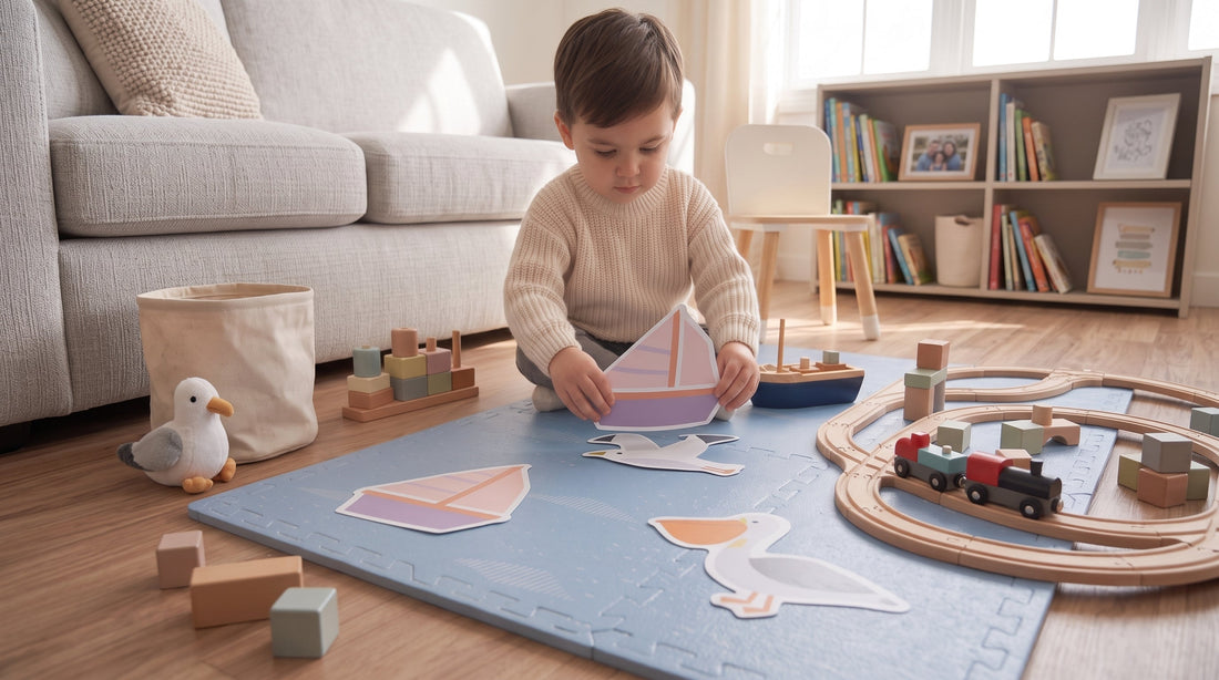 标题：Peeling Off Sticky Residue Again? The Ocean-Themed Static Cling Play Mat Parents Are Raving About