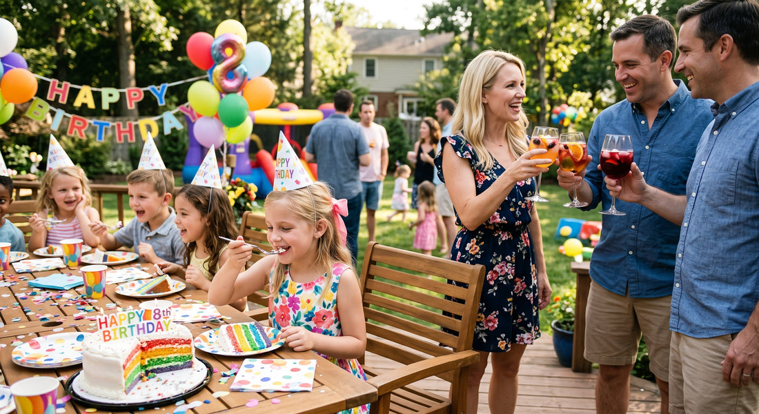 Kelly Stafford knows how to make an 8-year-old's birthday party more entertaining: Jell-O shots