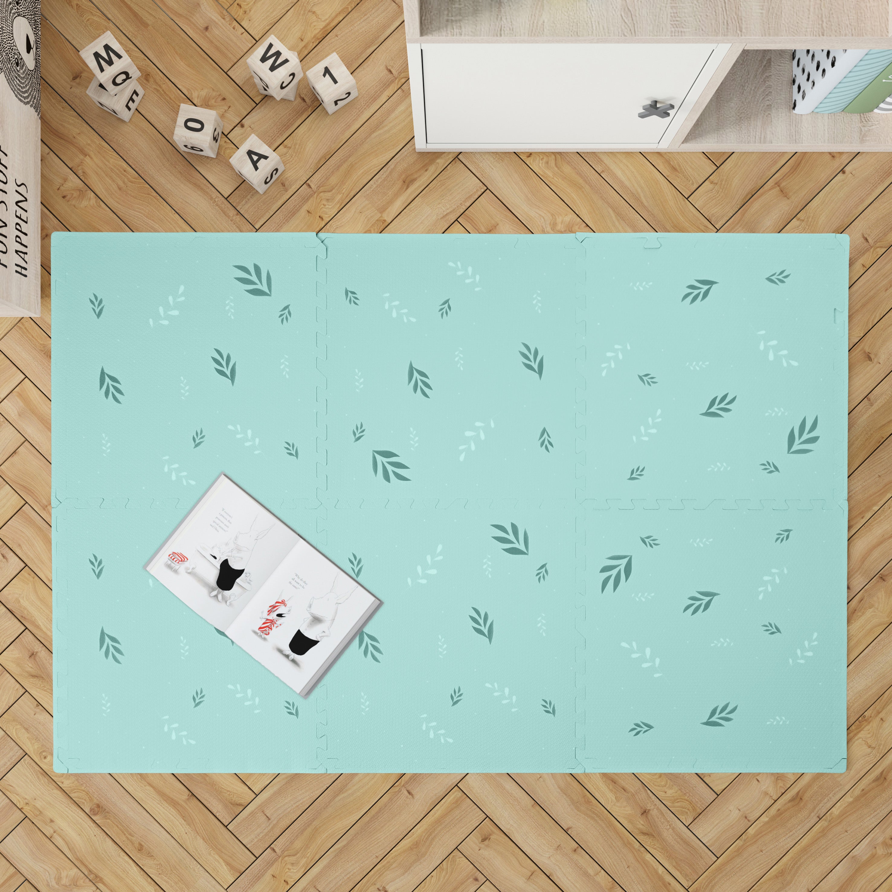 EVA Puzzle Mat - Salix Leaf