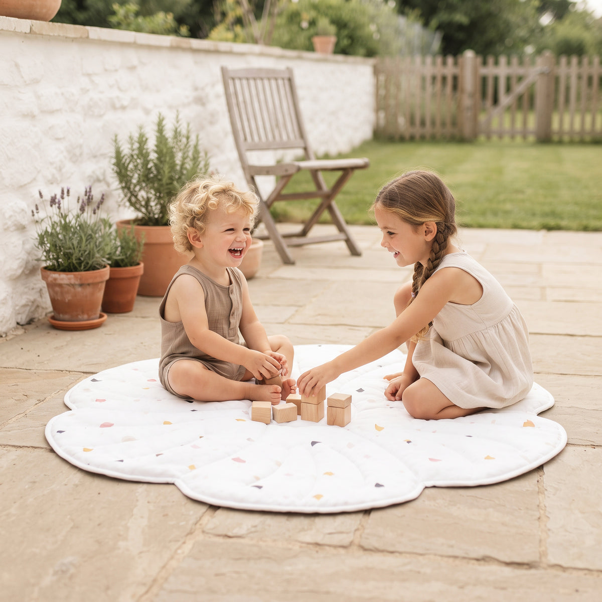 Printed Carpet Mat - Flower