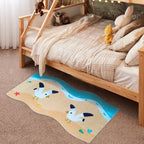 Kids Rug - Beach & Seagull