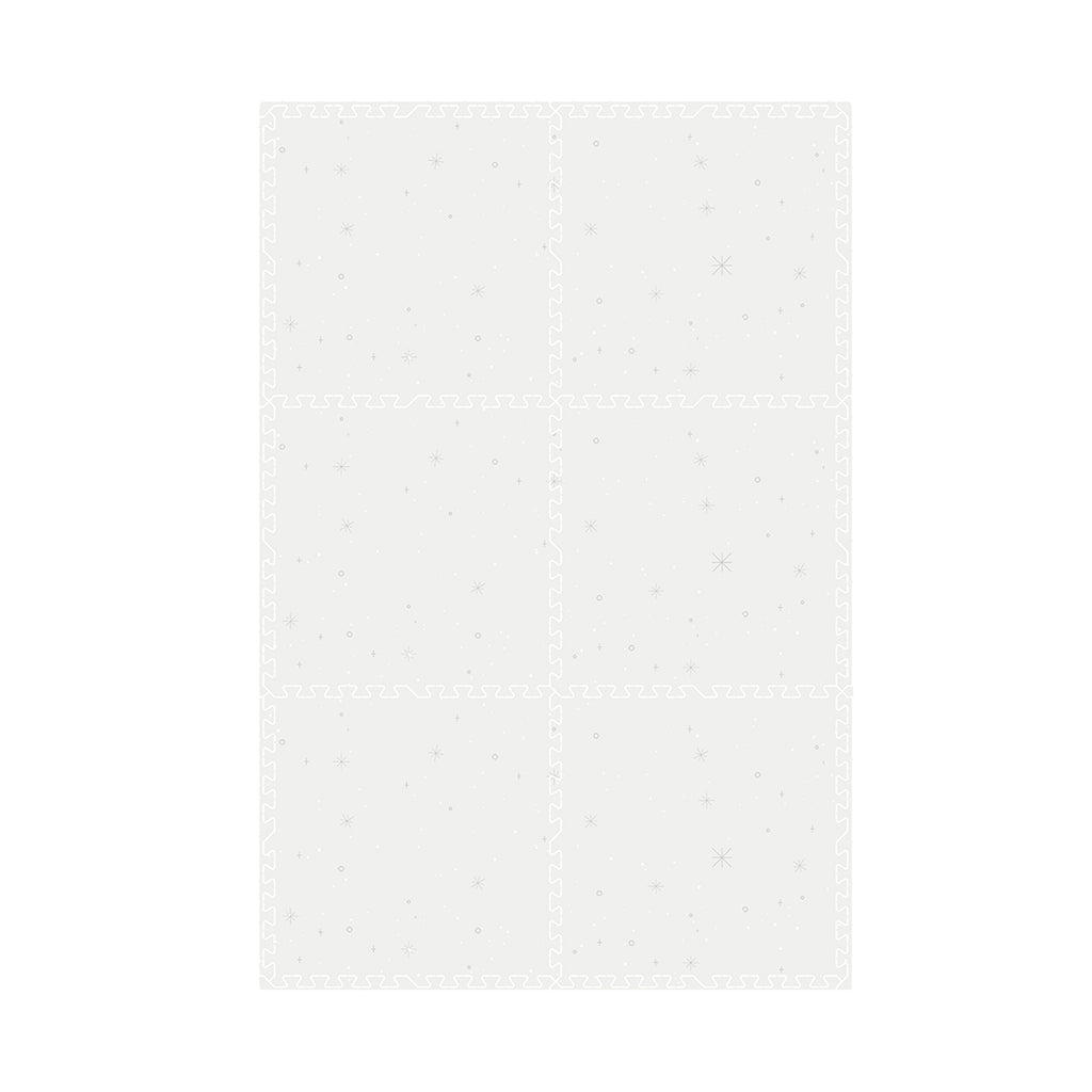 EVA Printed Play Mat-Space Exploration Light Grey-Interactive Stickers