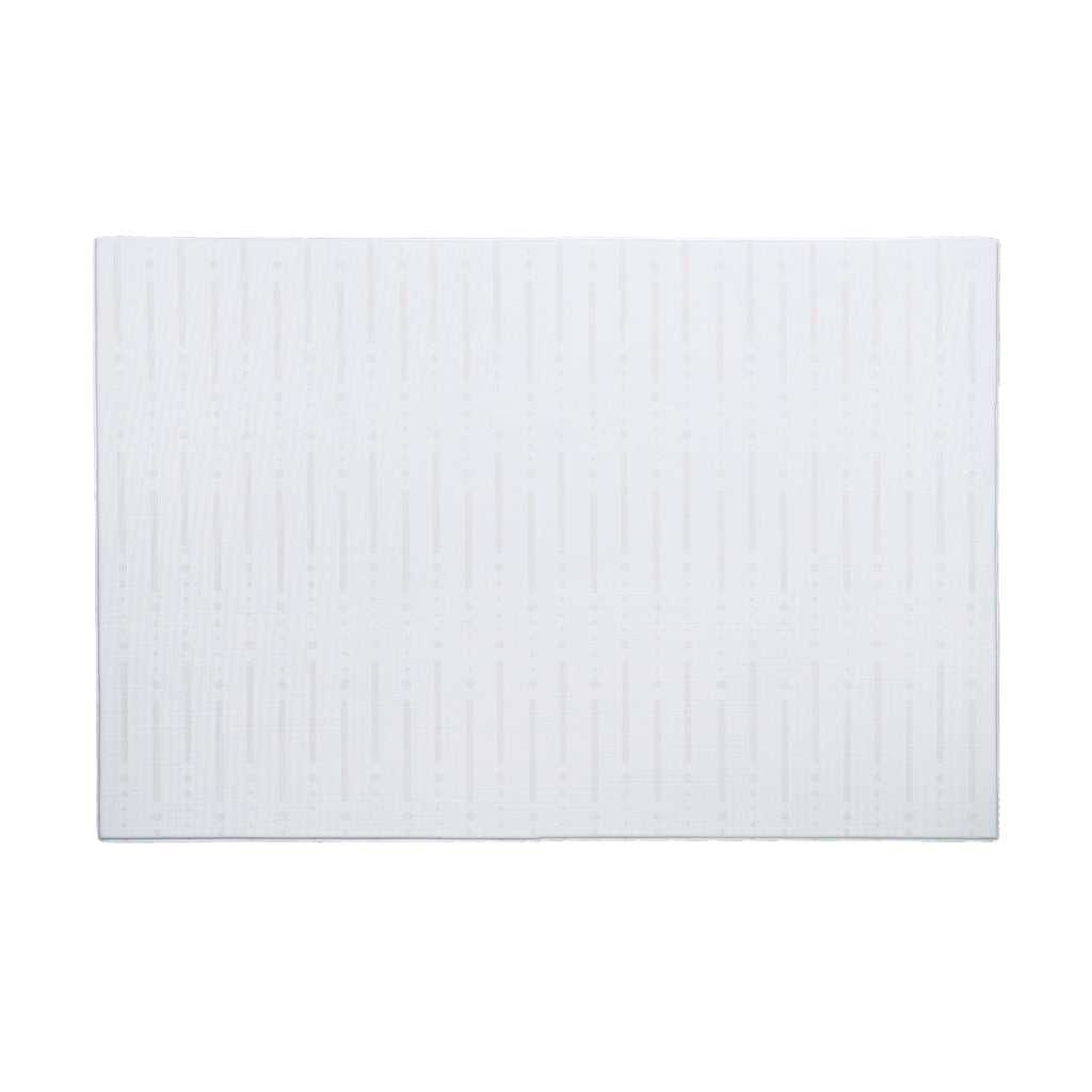 TPU Play Mat - White Line + Brown Abstract
