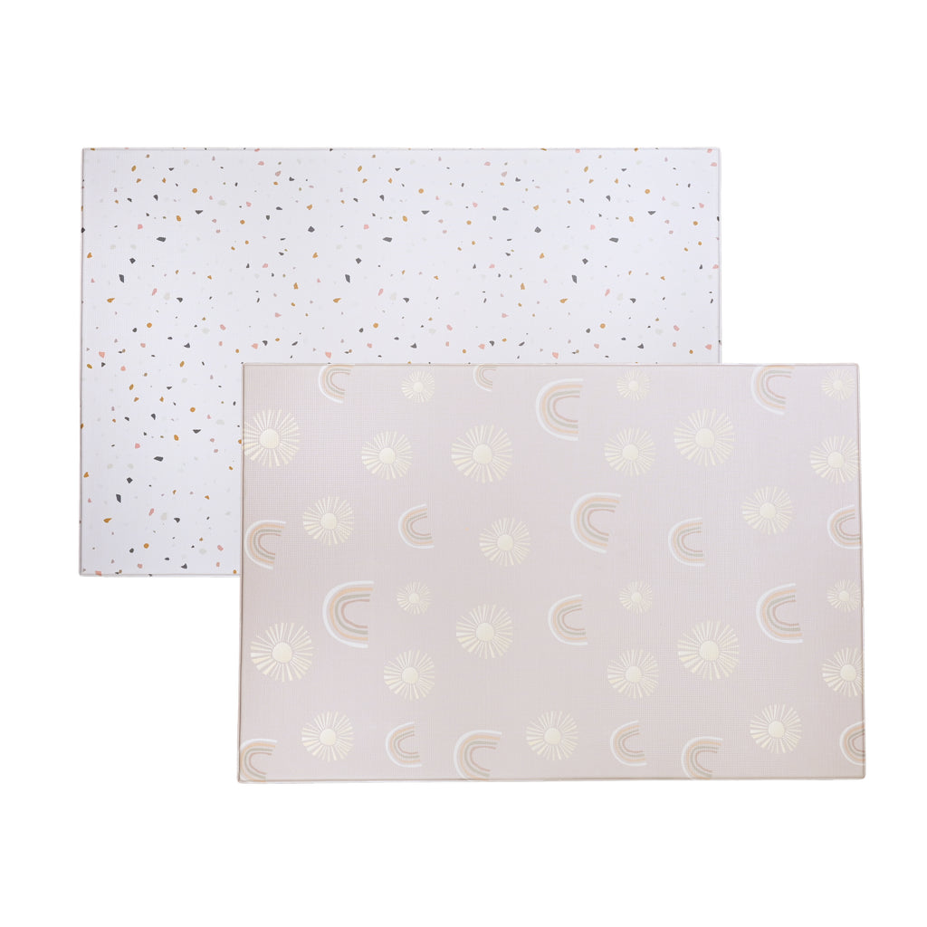 TPU Play Mat - Pink Terrazzo + Pink Rainbow