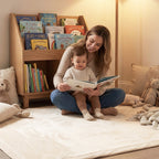 Coral Velvet Memory Foam Mat -Beige