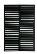 EVA Puzzle Mat Black & White Stripes