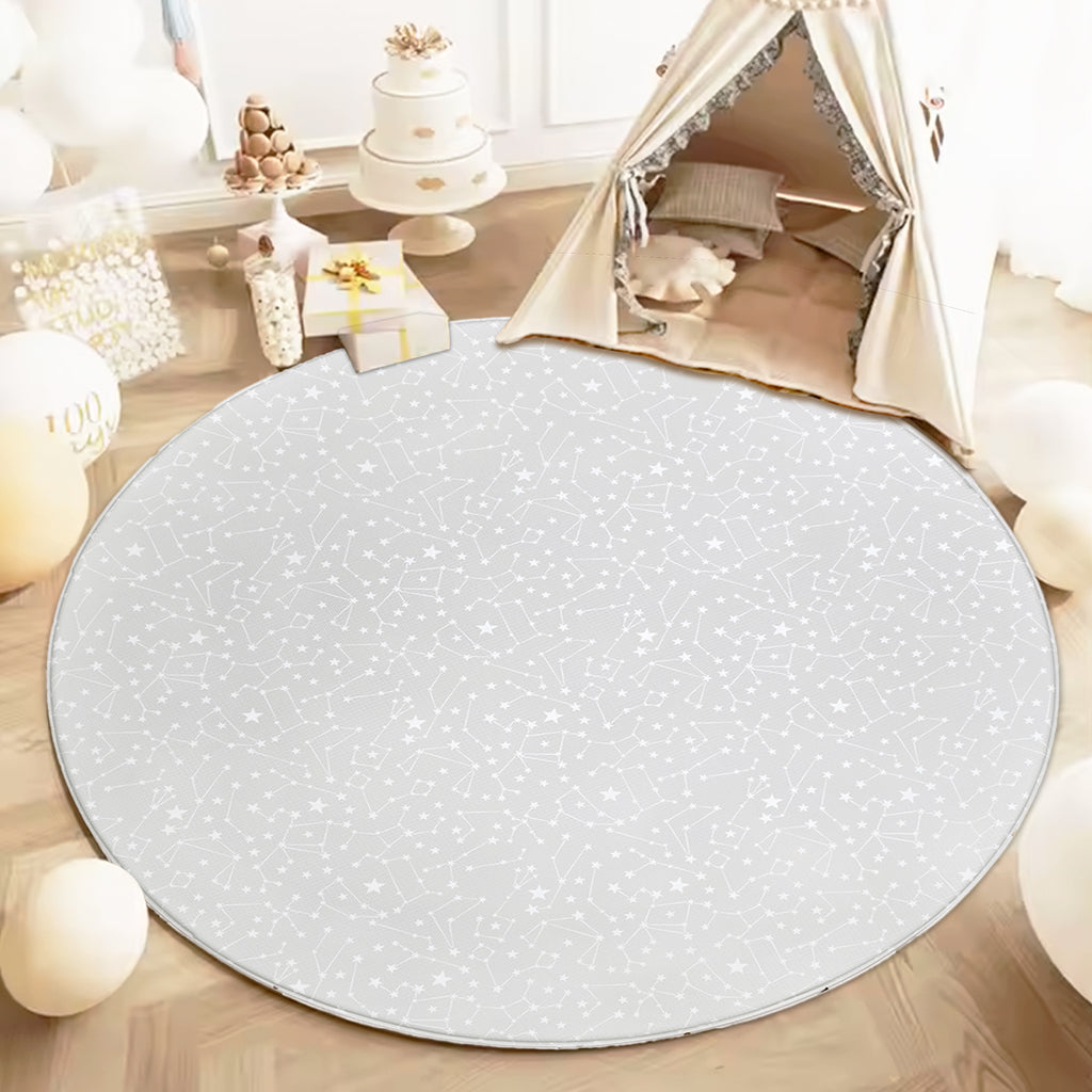 TPU Play Mat - Orbicular Grayish Brown Maze + Gray Cosmic