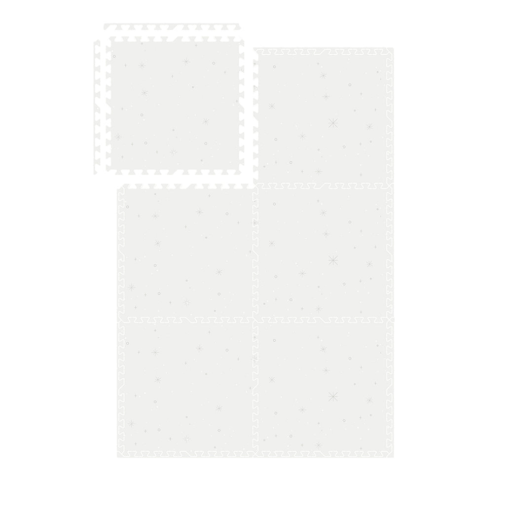 EVA Printed Play Mat-Space Exploration Light Grey-Interactive Stickers