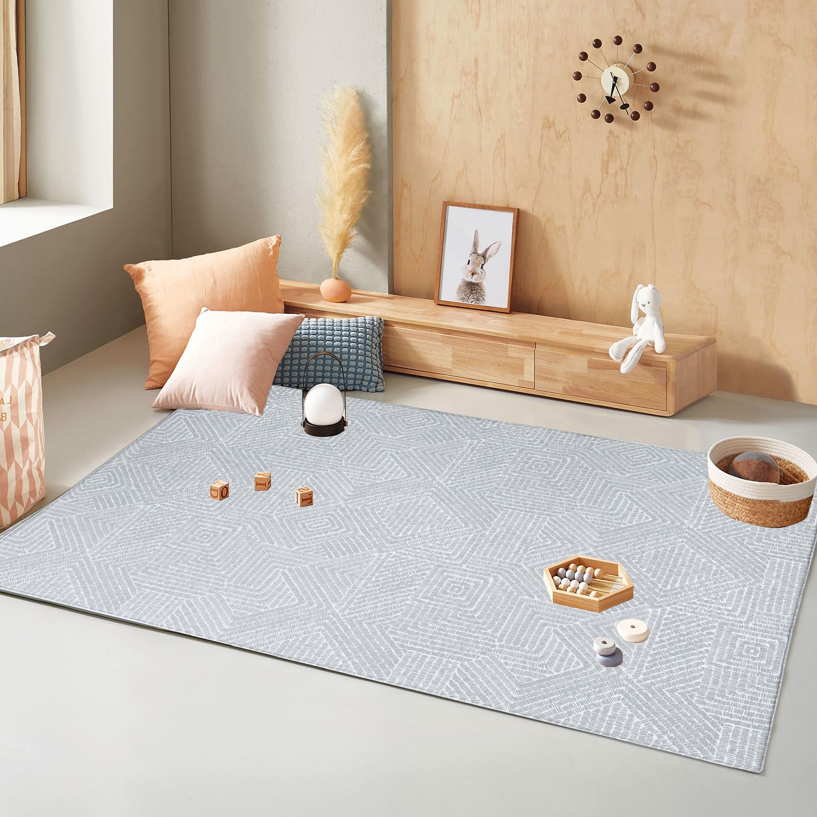 TPU Play Mat - Grayish Brown Maze + Gray Cosmic