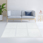 EVA Puzzle Mat - Tribal Geometry - Grey