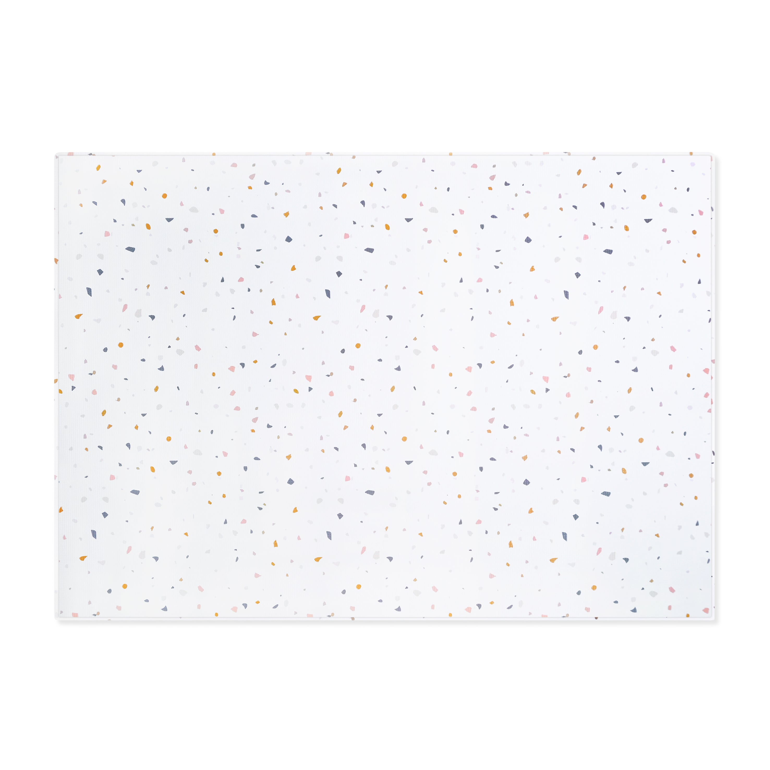 TPU Play Mat - White Terrazzo + White Rainbow