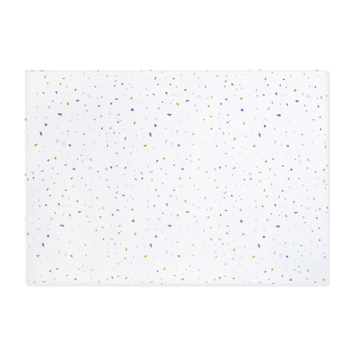 TPU Play Mat - White Terrazzo + White Rainbow