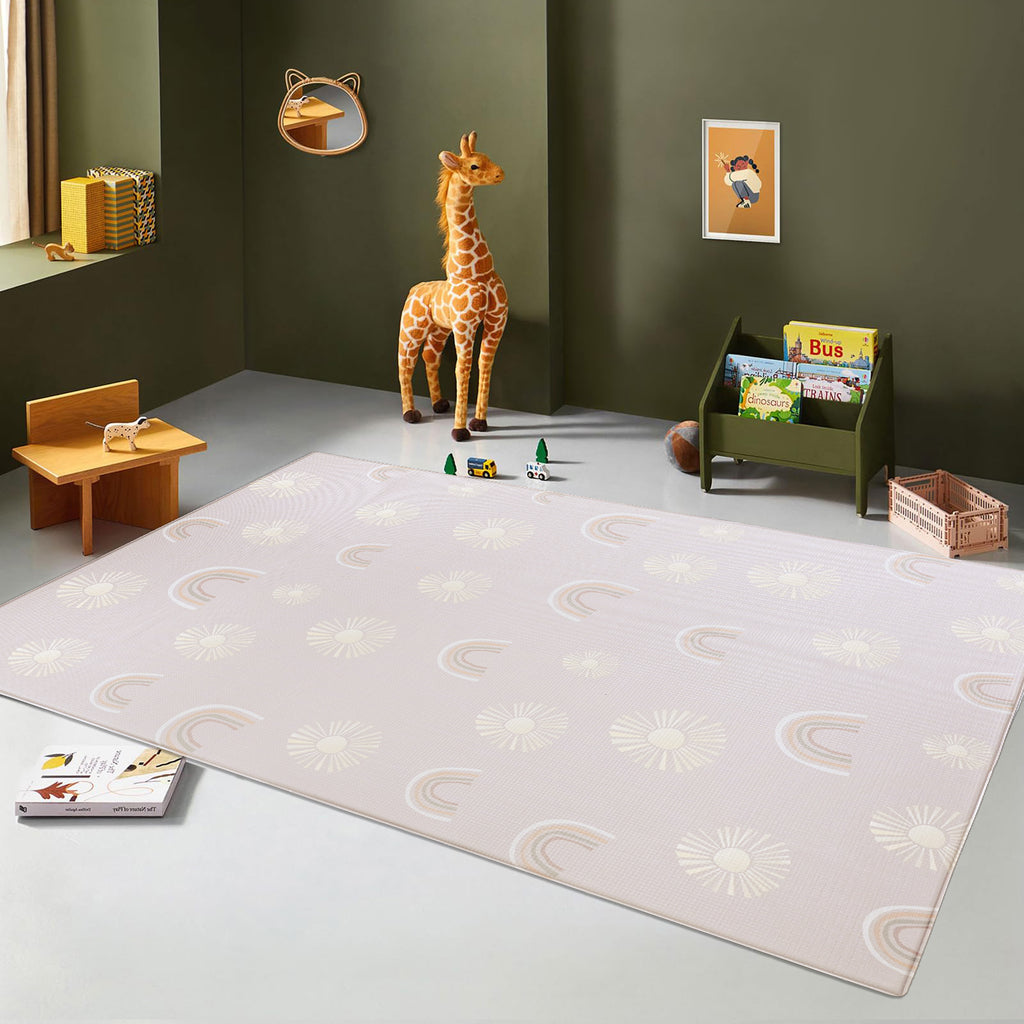 TPU Play Mat - Pink Terrazzo + Pink Rainbow