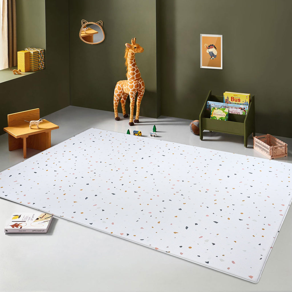 TPU Play Mat - Pink Terrazzo + Pink Rainbow