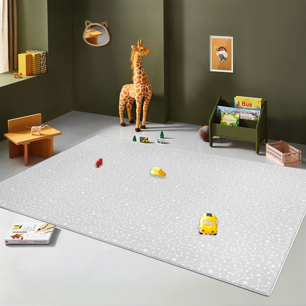 TPU Play Mat - Grayish Brown Maze + Gray Cosmic