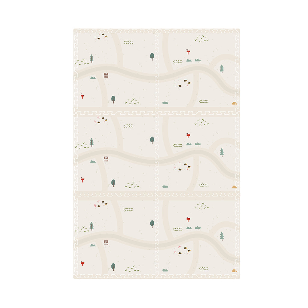 EVA Printed Play Mat-Farm Life-Interactive Stickers