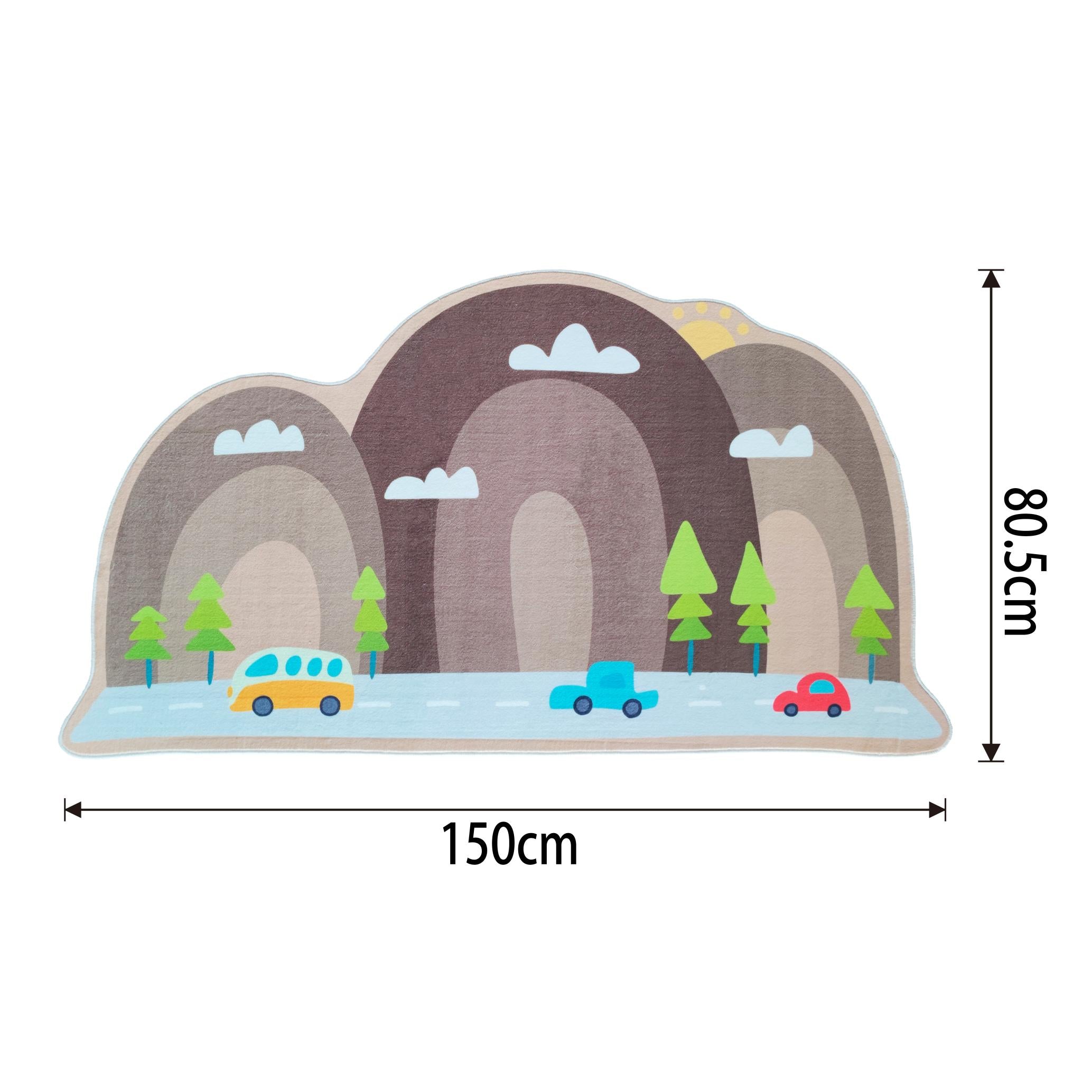 Kids Rug - Car & Hill