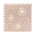 EVA Puzzle Mat - Pink Rainbow & Sun