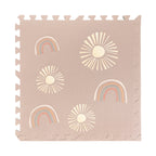 EVA Puzzle Mat - Pink Rainbow & Sun