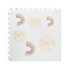 EVA Puzzle Mat - Cream Rainbow & Sun
