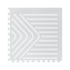 EVA Puzzle Mat - Tribal Geometry - Grey