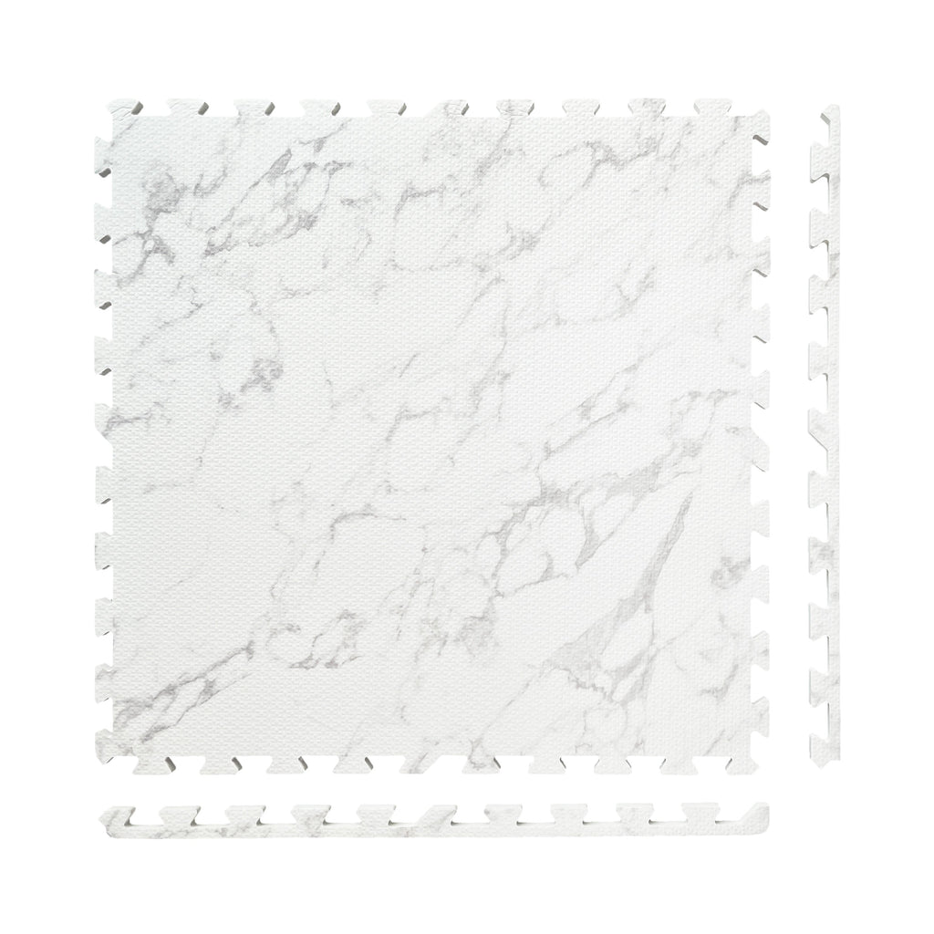 EVA Puzzle Mat - White Marble