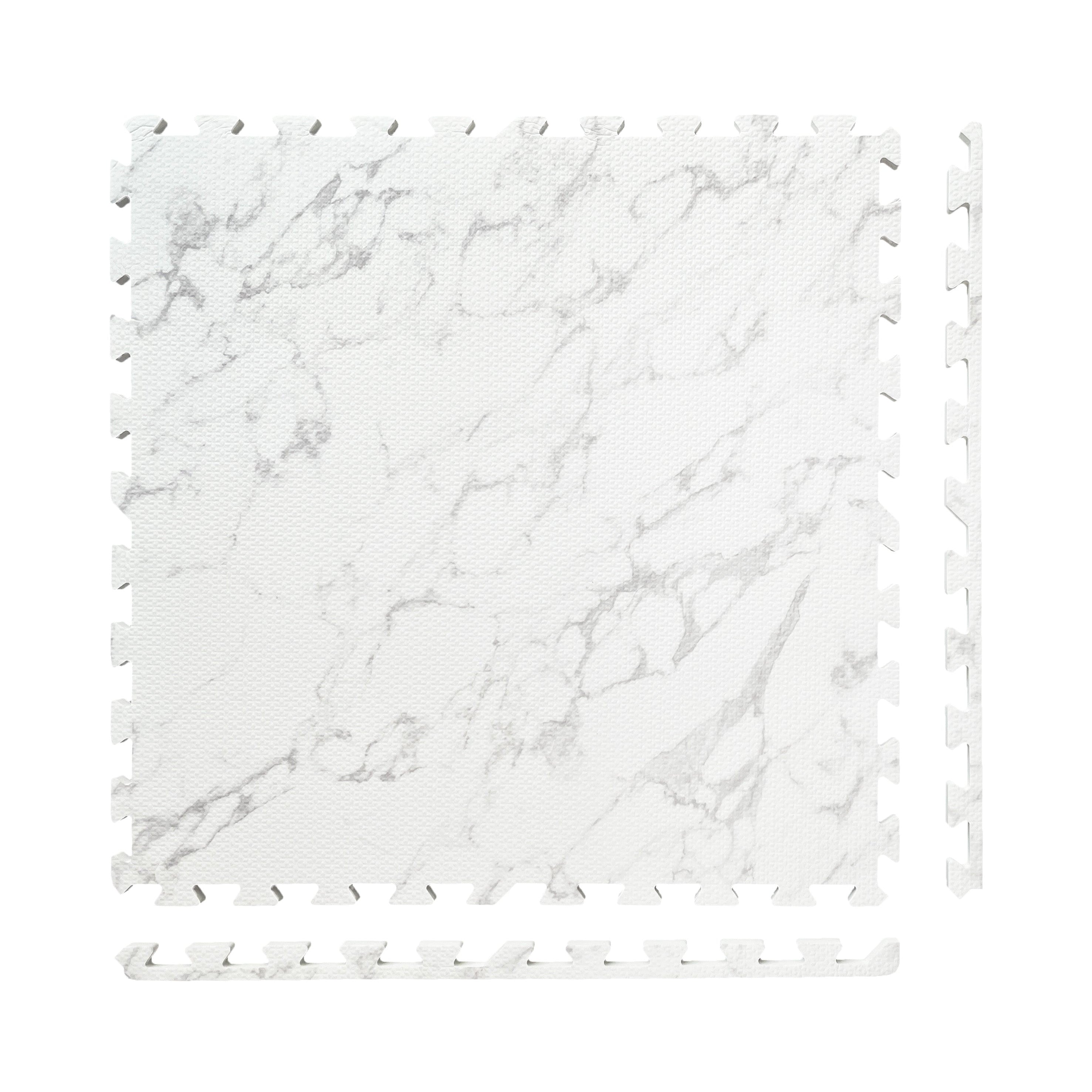 EVA Puzzle Mat - White Marble