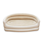 Portable Two-Seater Inflatable Kids' Chair – Cream