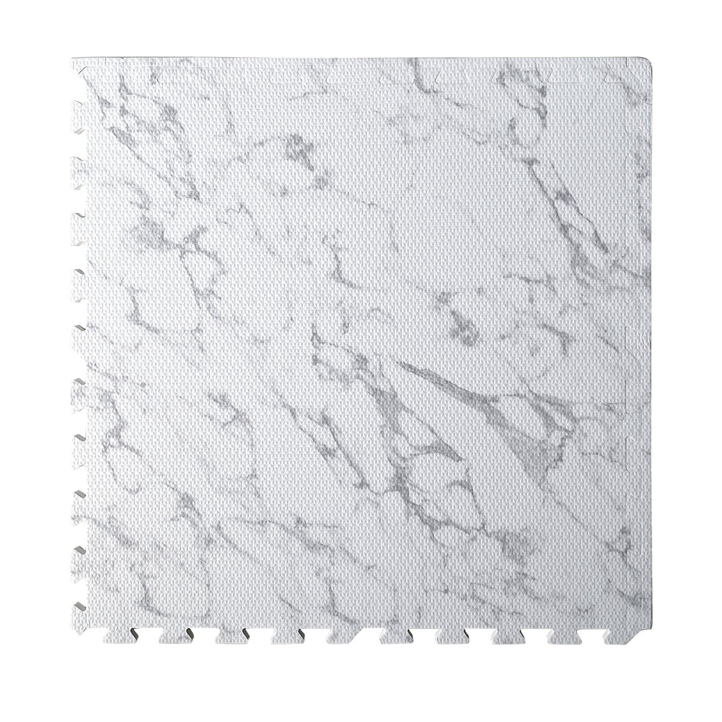 EVA Puzzle Mat - White Marble