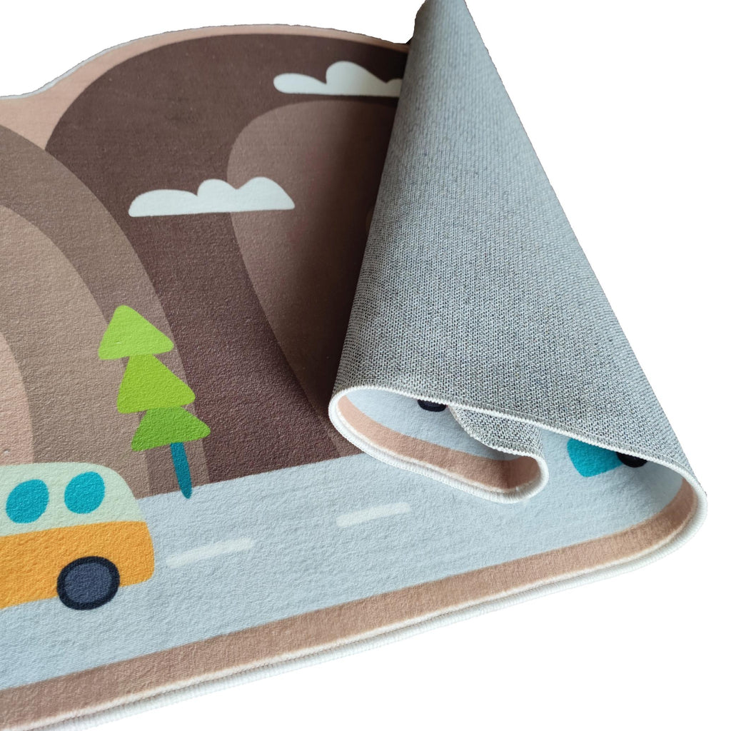 Kids Rug - Car & Hill