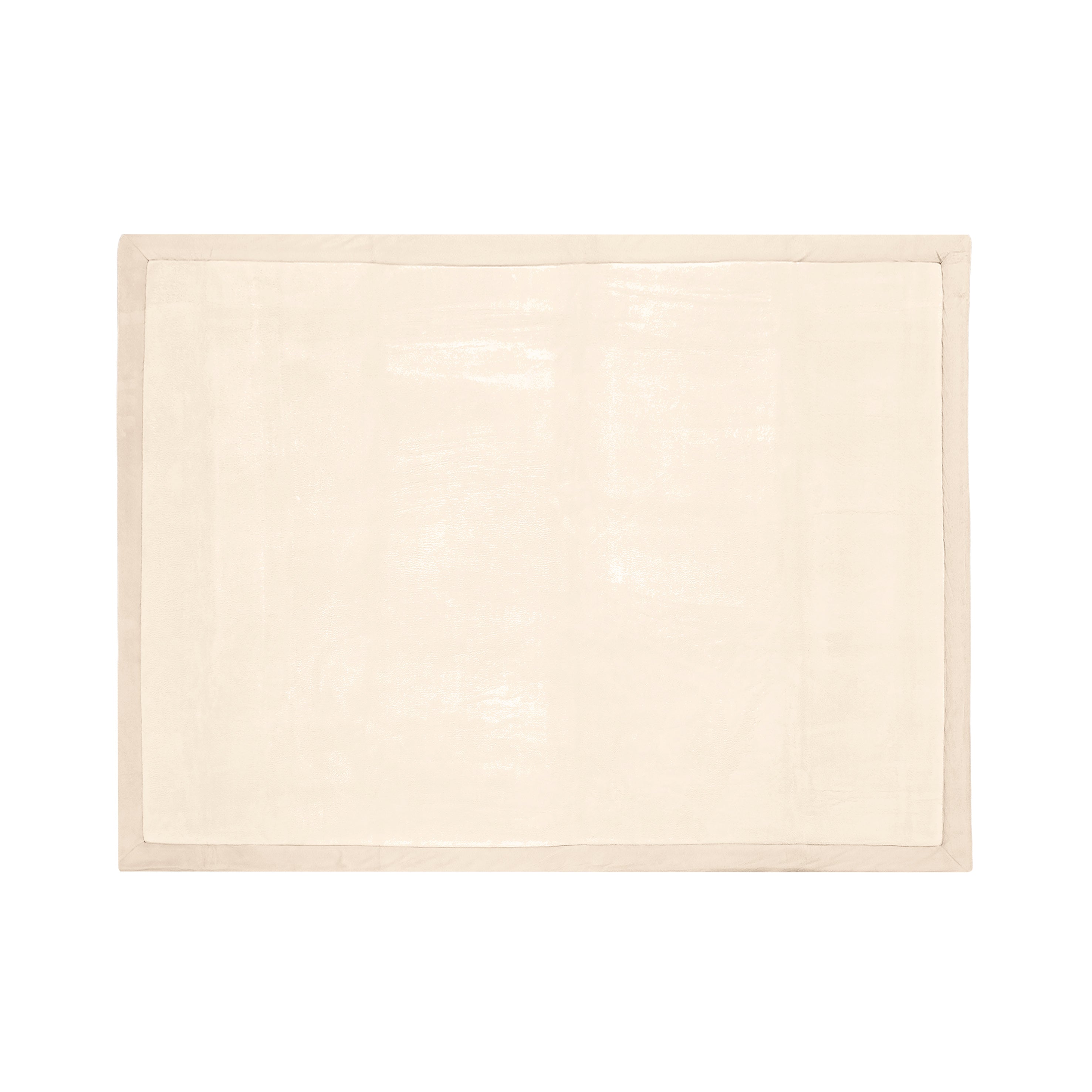 Coral Velvet Memory Foam Mat -Beige