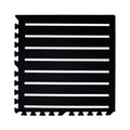 EVA Puzzle Mat Black & White Stripes