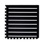EVA Puzzle Mat Black & White Stripes