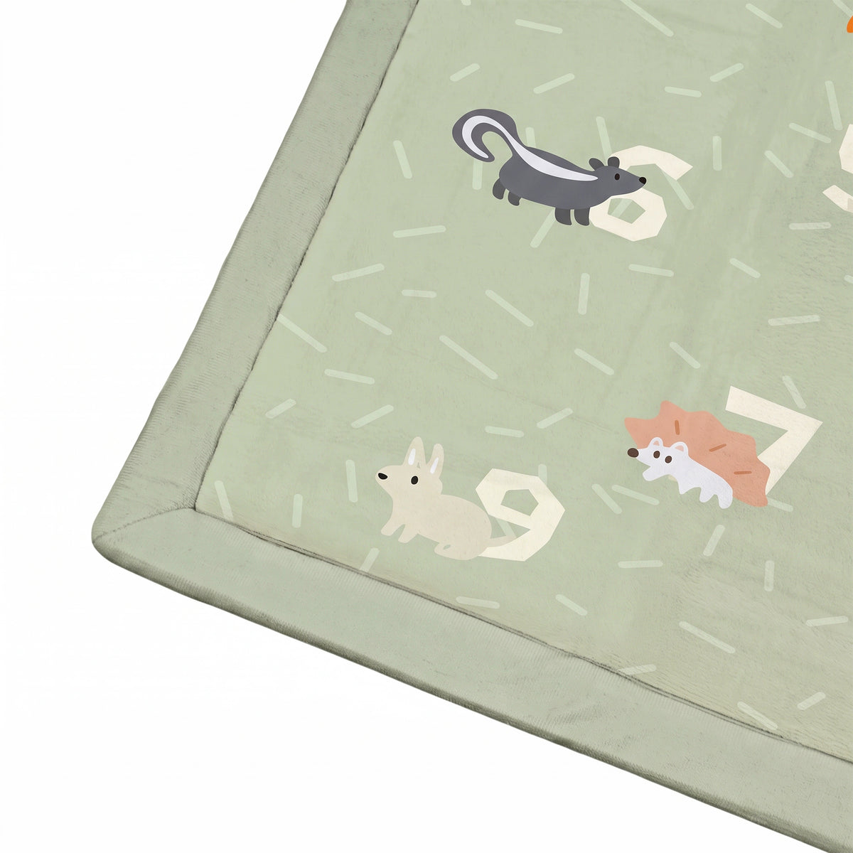 Coral Velvet Memory Foam Mat – Forest Animals
