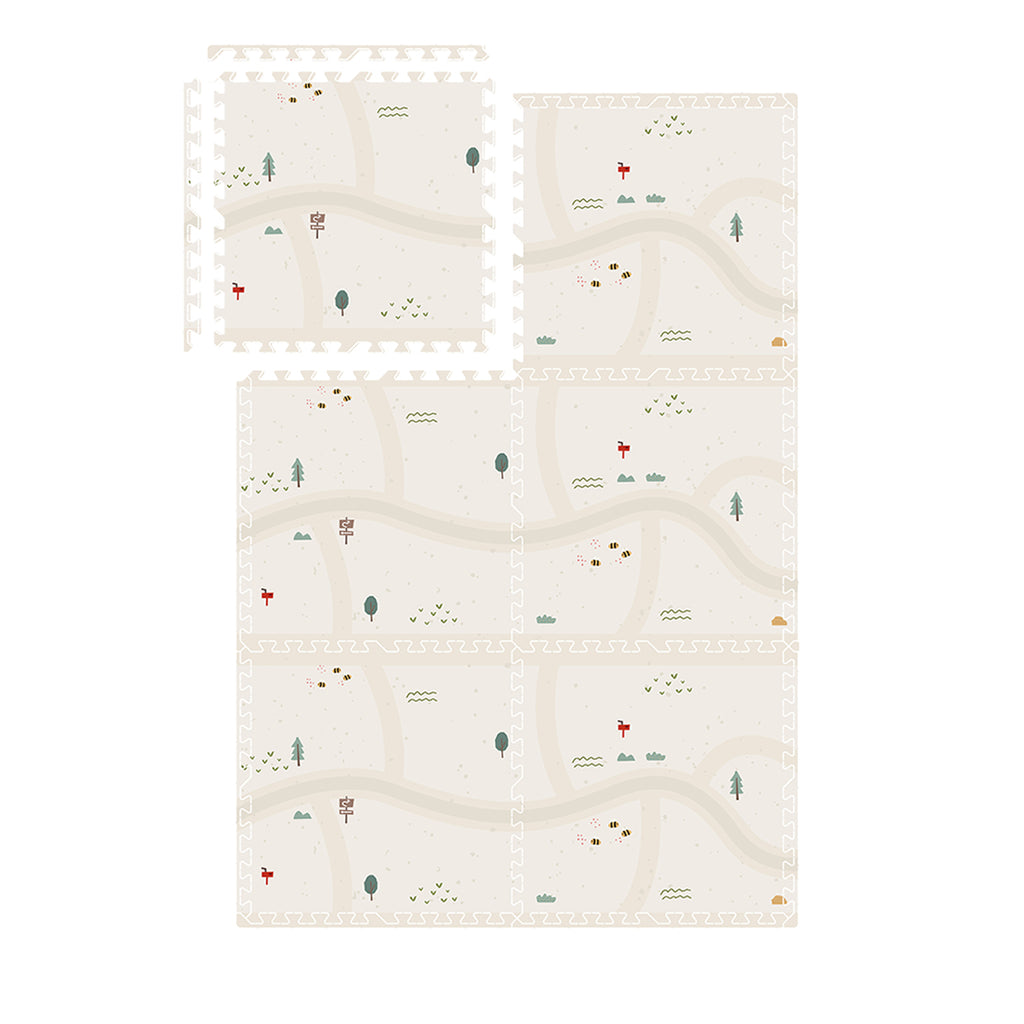 EVA Printed Play Mat-Farm Life-Interactive Stickers