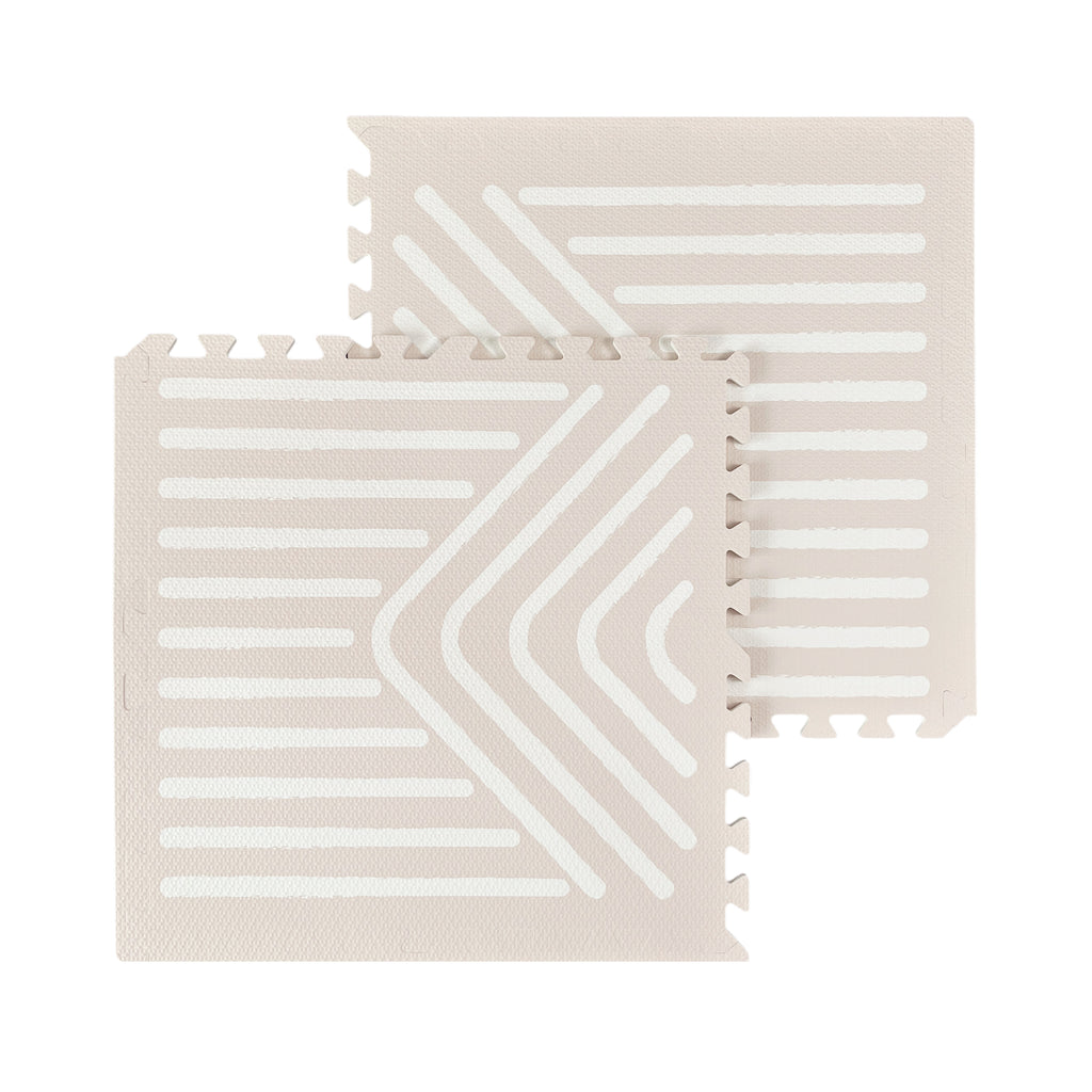 EVA Puzzle Mat - Tribal Geometry - Sandy