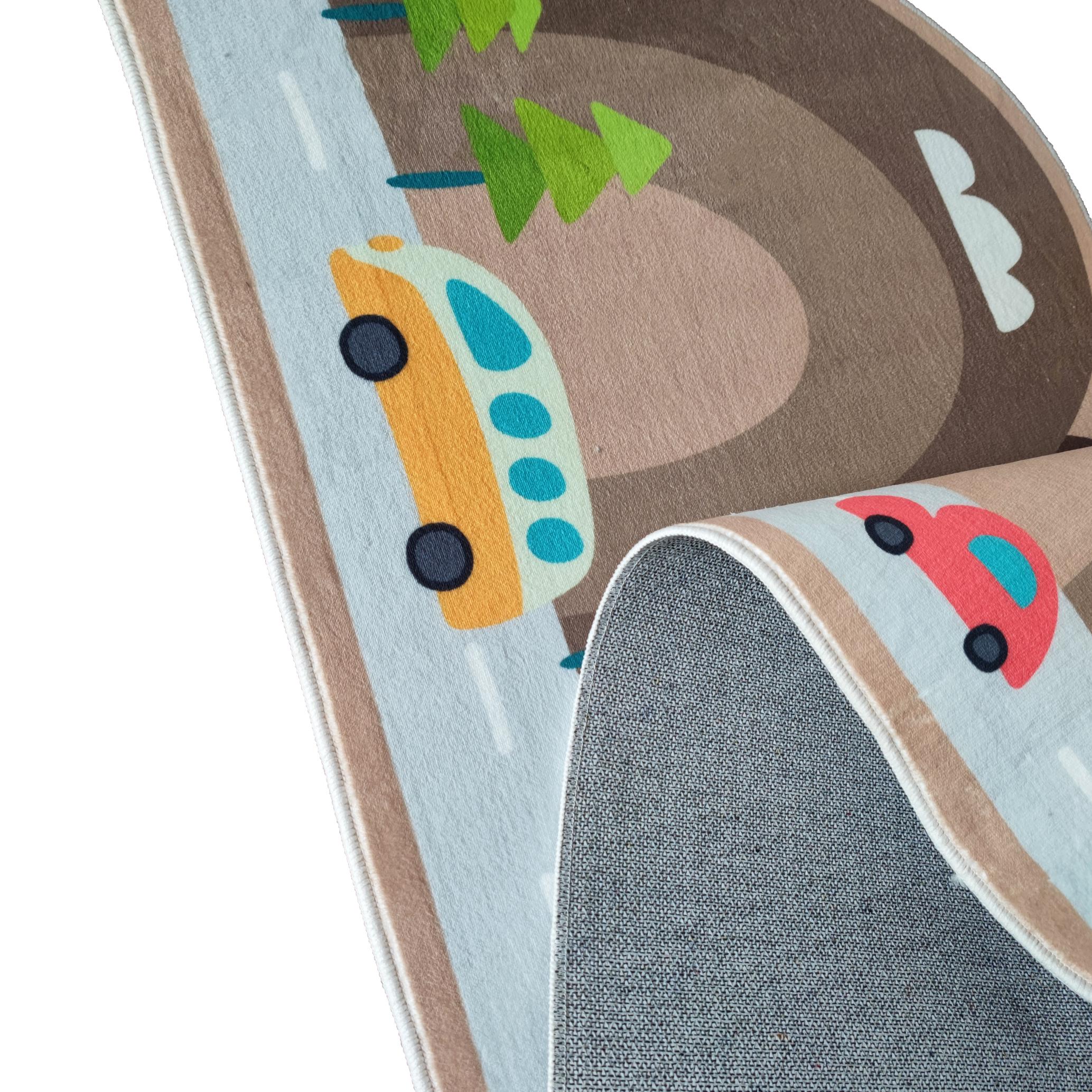 Kids Rug - Car & Hill