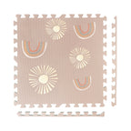EVA Puzzle Mat - Pink Rainbow & Sun