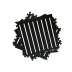 EVA Puzzle Mat Black & White Stripes