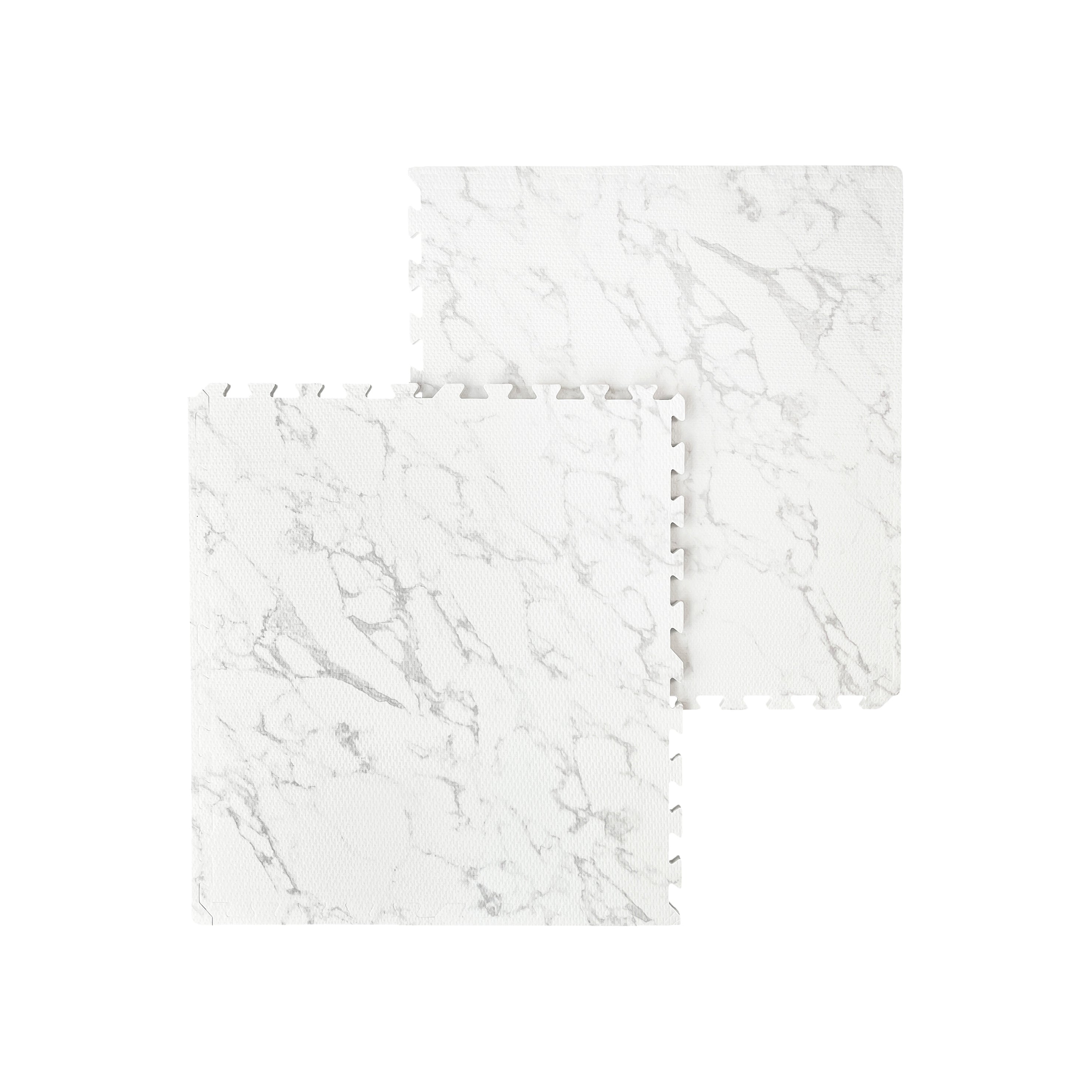 EVA Puzzle Mat - White Marble