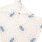 Beach Tent - Blue Botanical Leaf