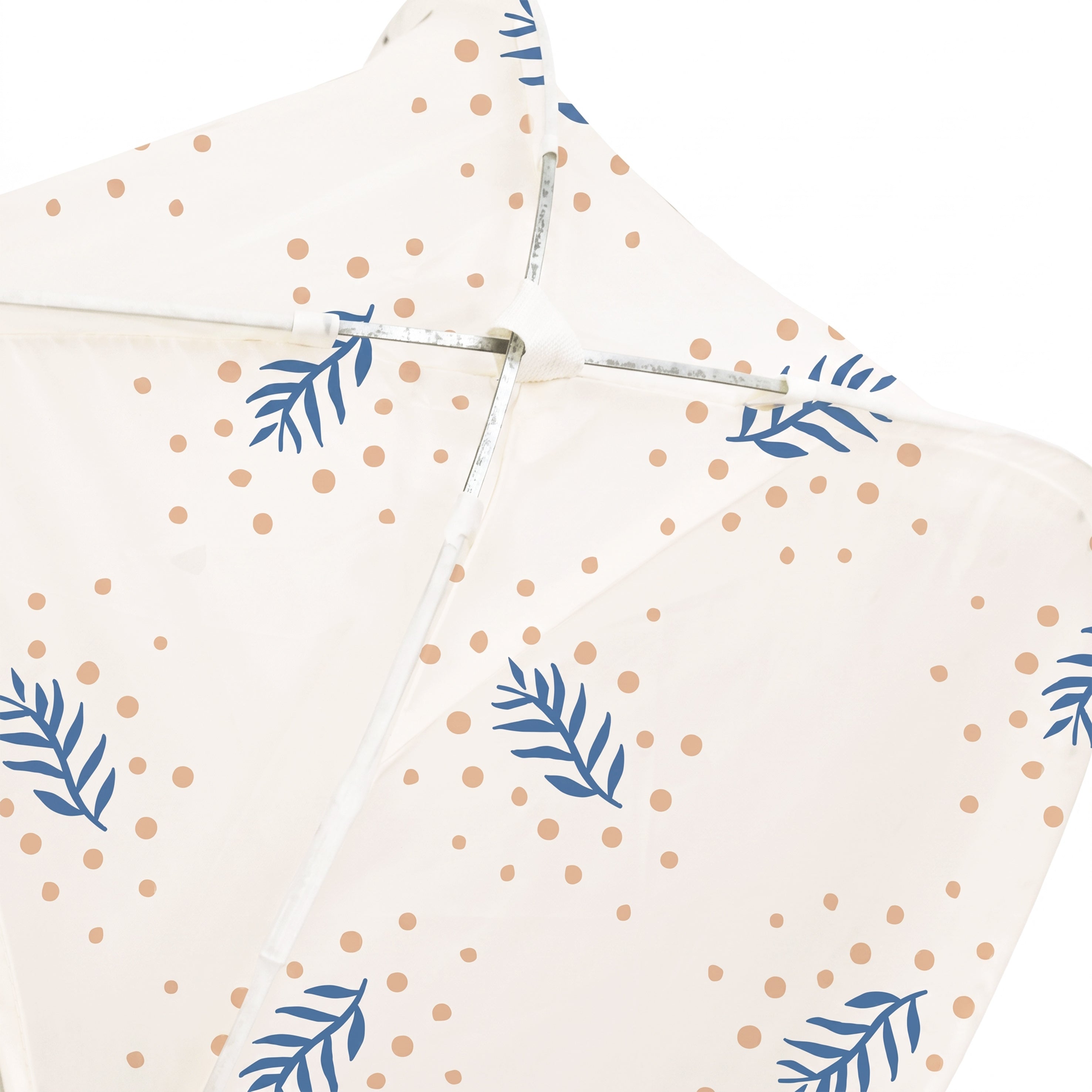 Beach Tent - Blue Botanical Leaf