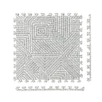 EVA Puzzle Mat - Dark Gray Maze