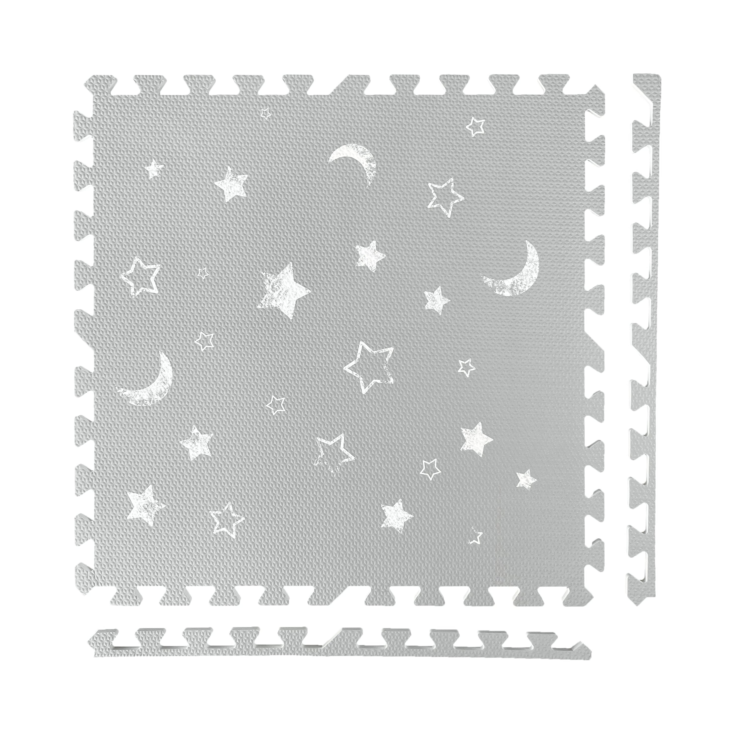 EVA Puzzle Mat - Gray Moon & Star