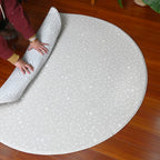 TPU Play Mat - Orbicular Grayish Brown Maze + Gray Cosmic