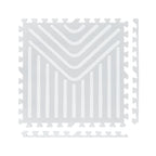 EVA Puzzle Mat - Tribal Geometry - Grey